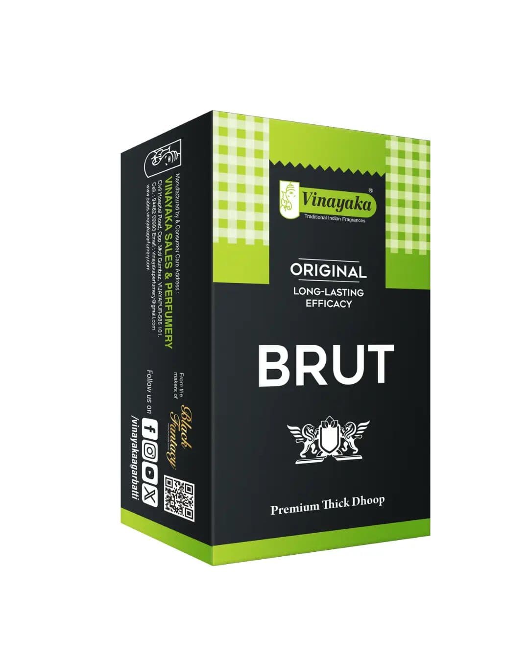 Brut Premium Thick Dhoop Sticks – woody-spicy fragrance incense