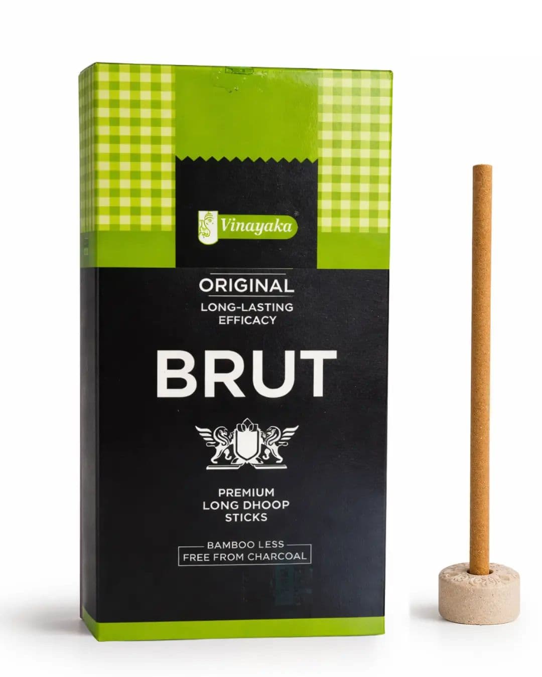 Premium long dhoop sticks with Brut-inspired woody-floral fragrance