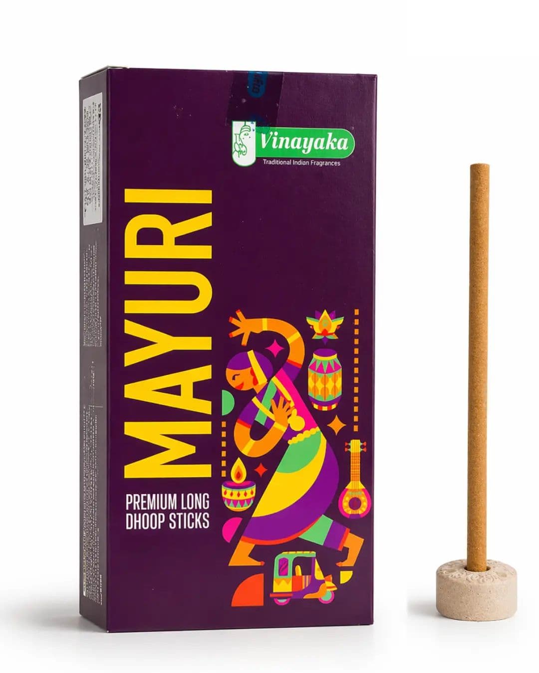 Mayuri long dhoop sticks with emerald crystal fragrance